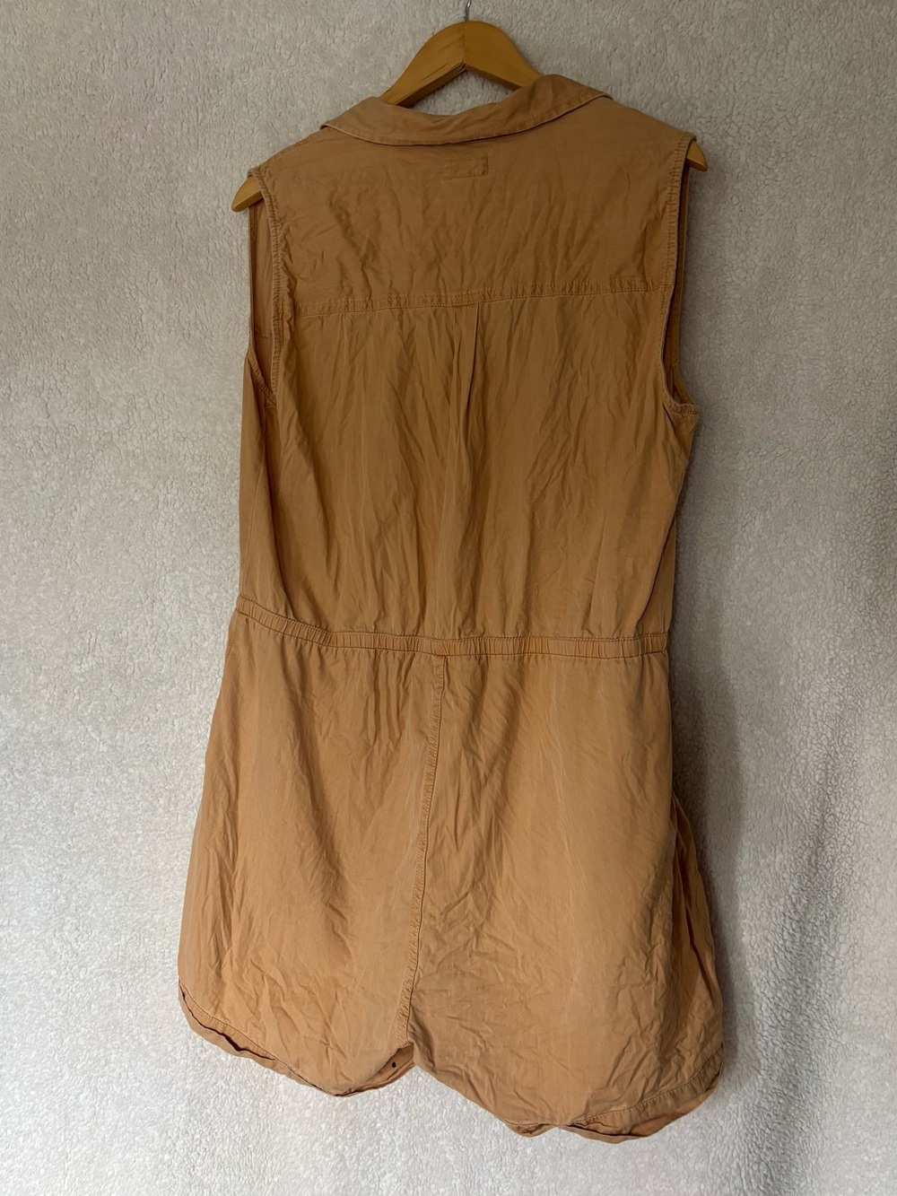 Pact Women’s Shorts Romper – Size L – Button Front 100% Organic Cotton - Picture 2 of 6